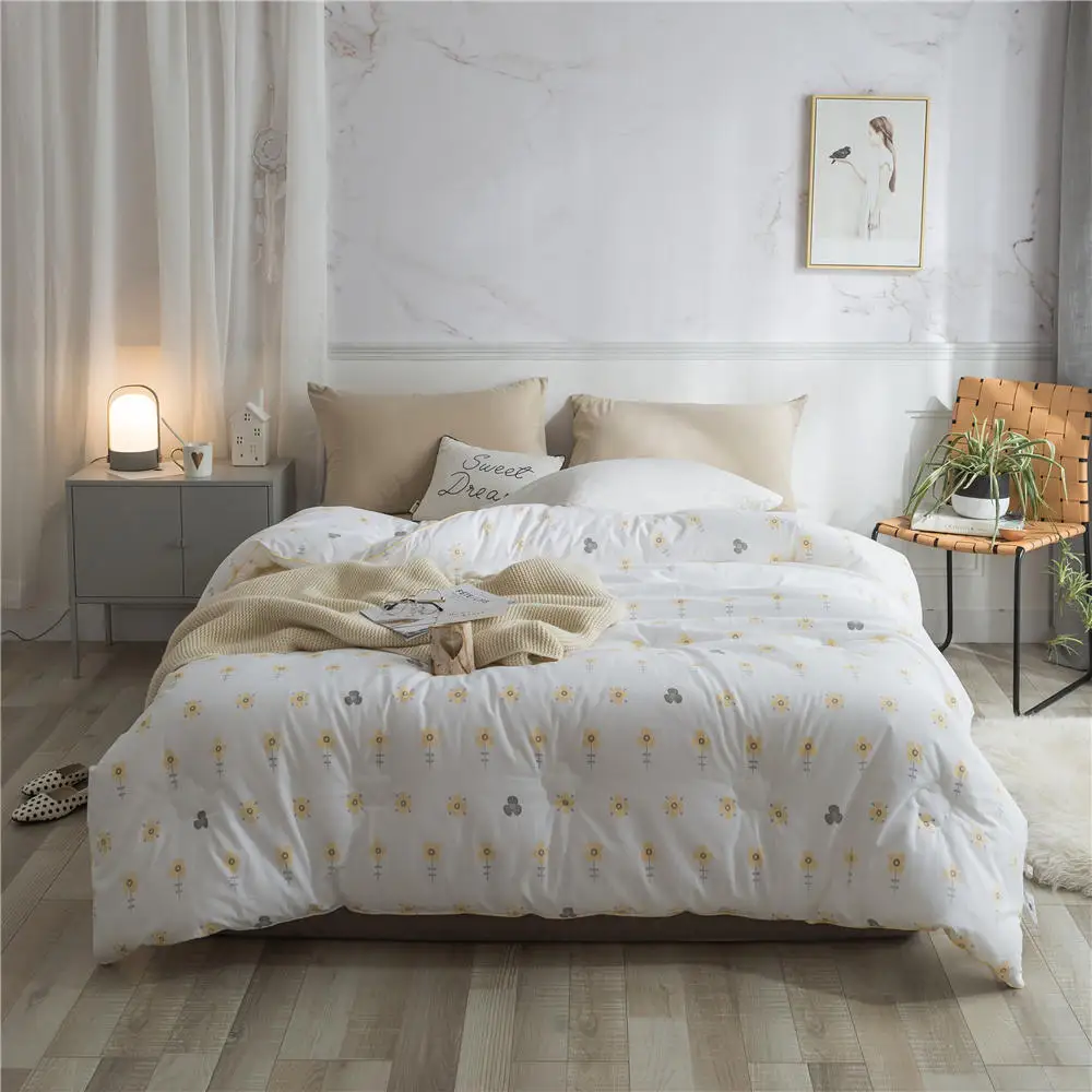 1Pcs Clover Goose Down Comforter 150X200CM/200X230CM ...