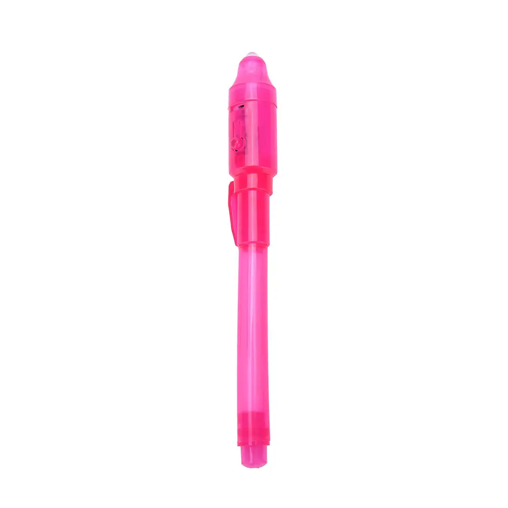 1 шт. креативная ручка с невидимыми чернилами ультрафиолетовый свет комбо 2 в 1 волшебная ручка с невидимыми чернилами знак безопасности для детей забавные игрушки