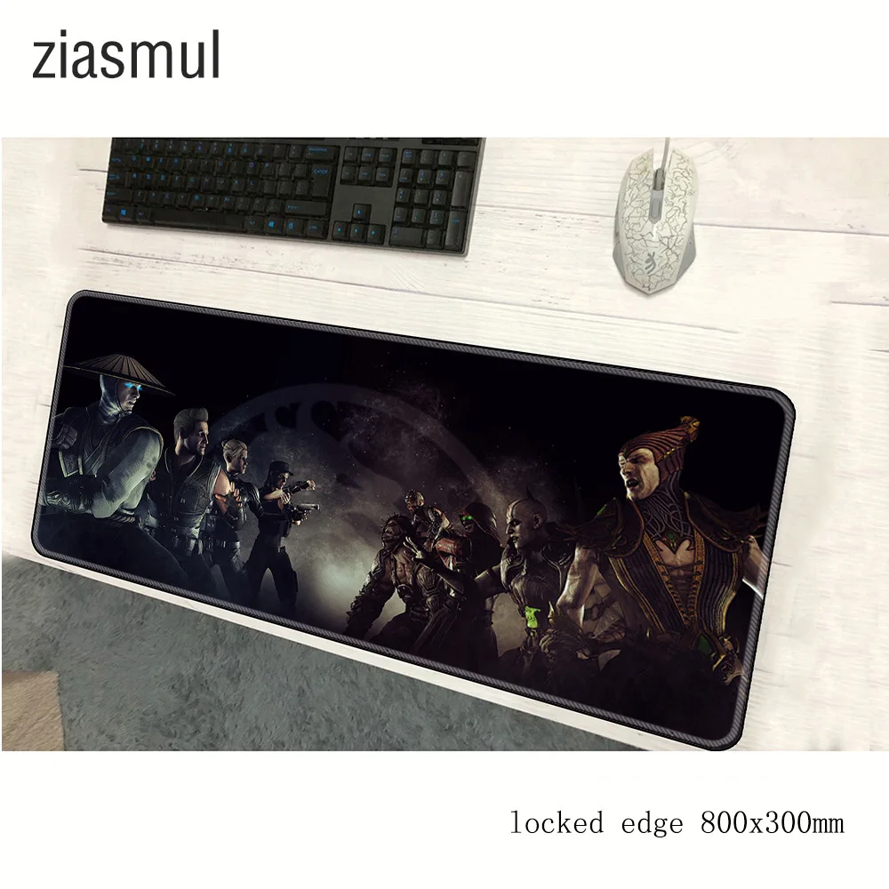 Mmoral kombat коврик для мыши геймер 800x300x3 мм с обработанным краем notbook коврик для мыши игровой коврик для мыши Новое поступление коврик для мыши стол для компьютера padmouse