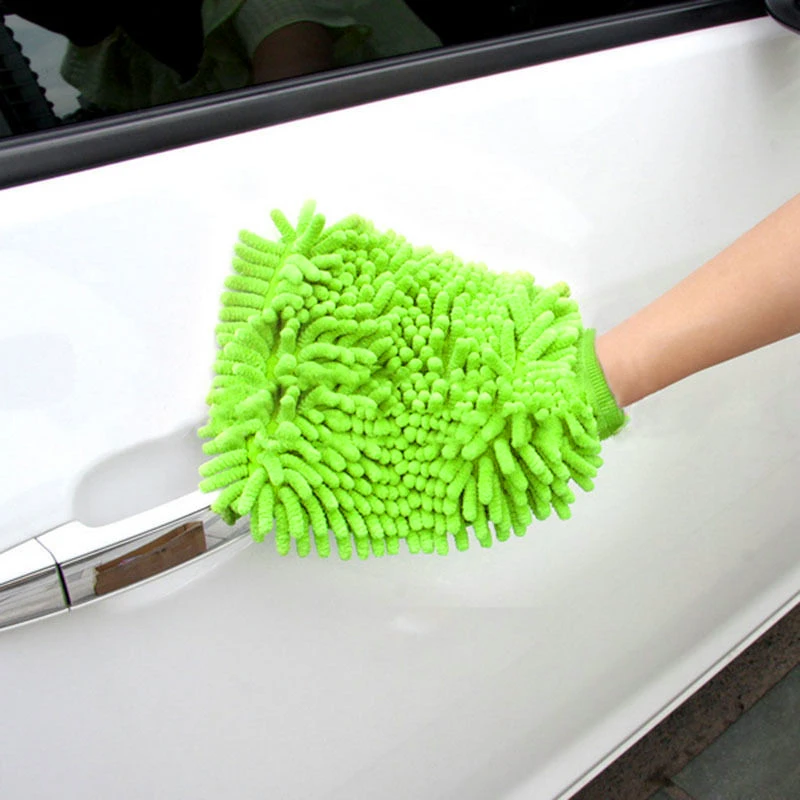 Household Washing Glove Super Microfiber Car Window Washing Cleaning Hand Cloth Duster Towel