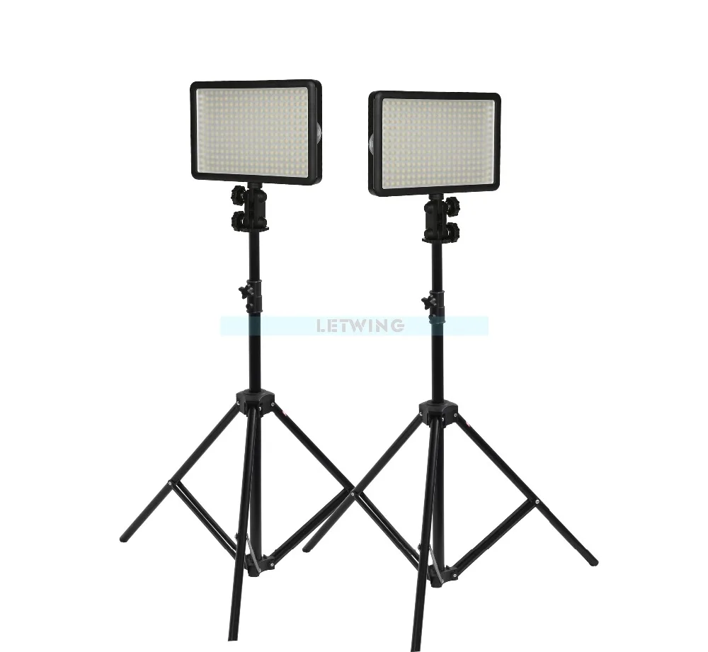 

2x Godox LED 308W SN302 Light Stand With WHTIE Lighting Studio Video Light Kit For Wedding Fashion TV Adjust 3300-5600K
