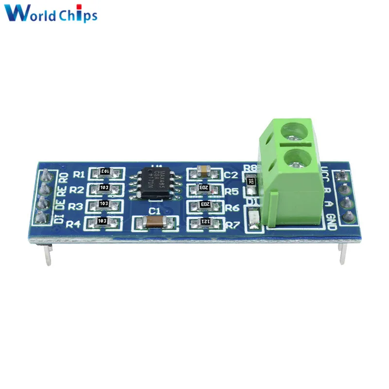 2Pcs MAX485 Module RS-485 Ttl To RS485 MAX485CSA Converter Module For Arduino la