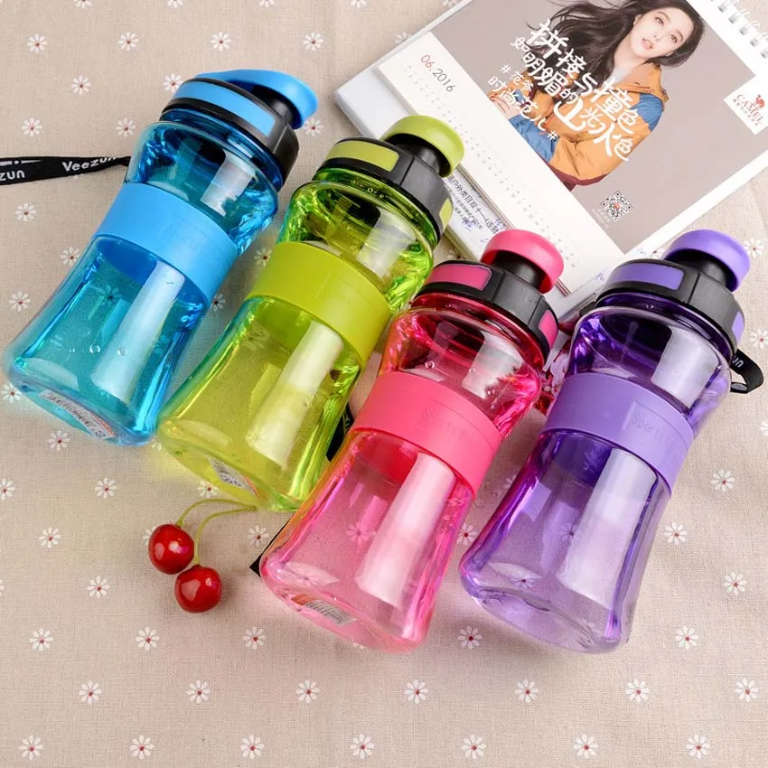 

My Water Bottle Sport 550ML Plastic BPA Free Drink Bottle with Hand Rope Portable Travel Bicycle Sports Water Bottle Outdoor