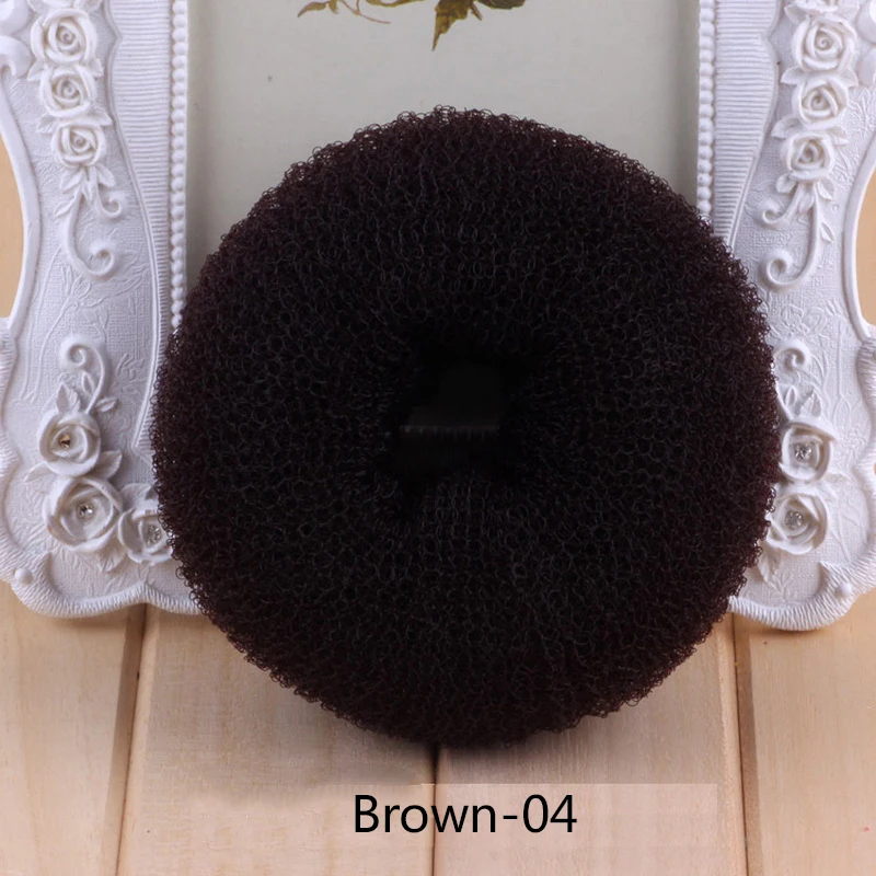Black/Brown/Ivory 1PC Elegant Women Ladies Girls Magic Shaper Donut Hairbands Bun Fashion Hair Styling Tool Accessories hair accessories for brides