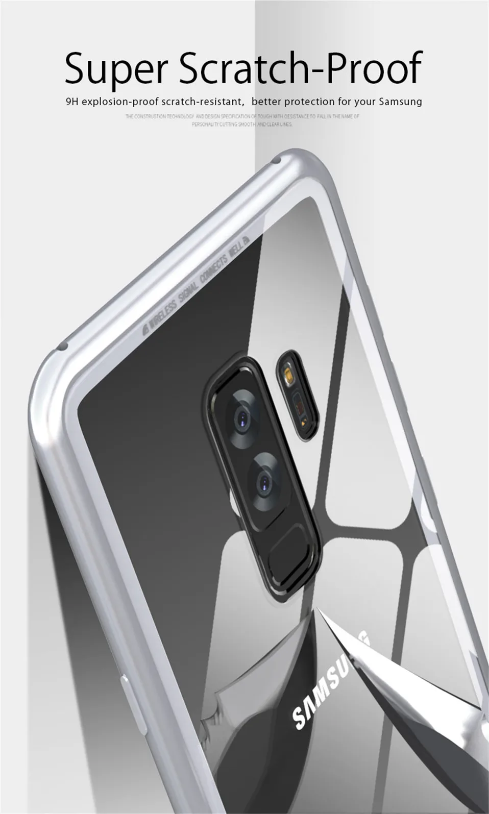 Magnet Cover For Samsung Galaxy S8 S9 Plus 02