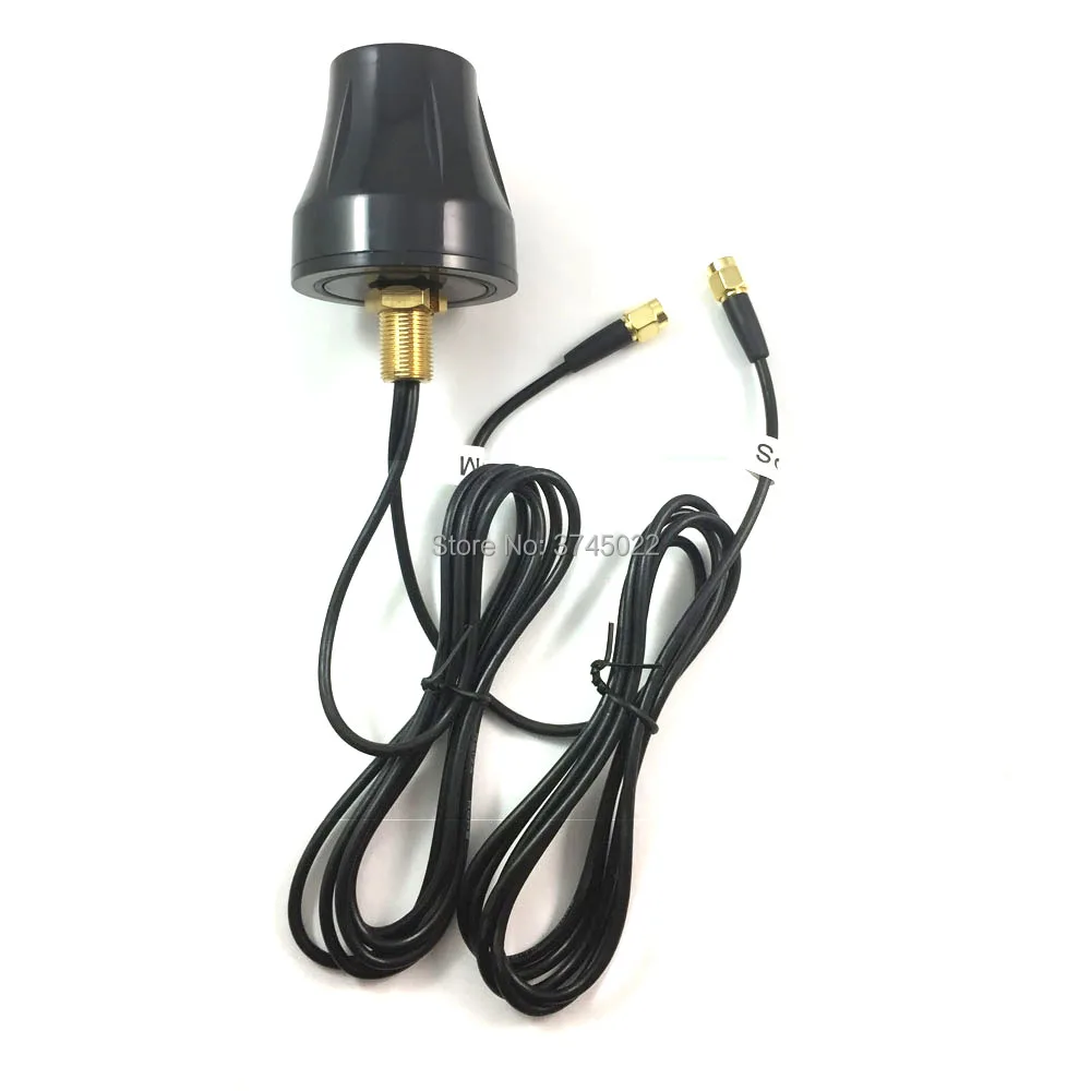 Антенна для шкафа 28dbi с двумя разъемами Sma 1575 42 МГц GPS Gsm 150 см кабель RG174