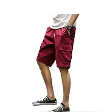 Летняя солнечная система Haren мужские легкие рабочие шорты для отдыха трендовый Молодежный Drawstring стиральная полная марка песчаные пляжные шорты