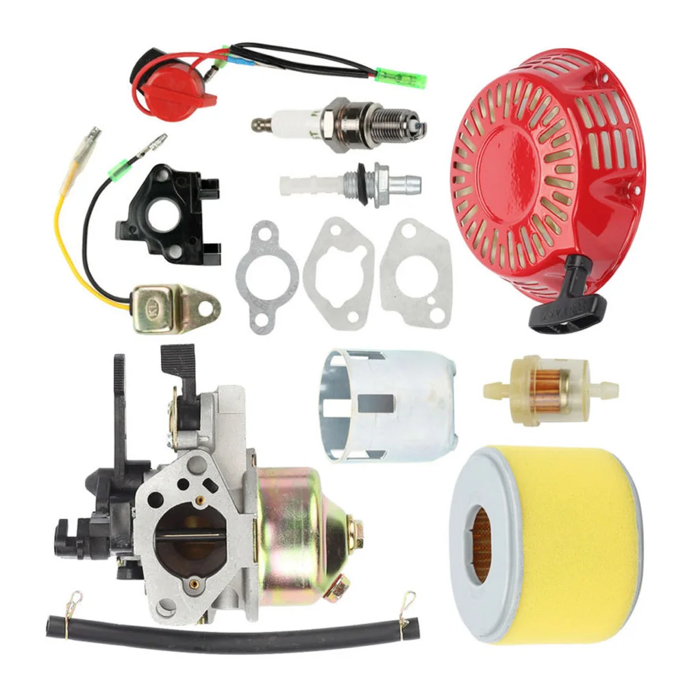 

New High Quality Carburetor Kit For Honda GX240 GX270 Recoil Starter Ignition Coil Air Filter