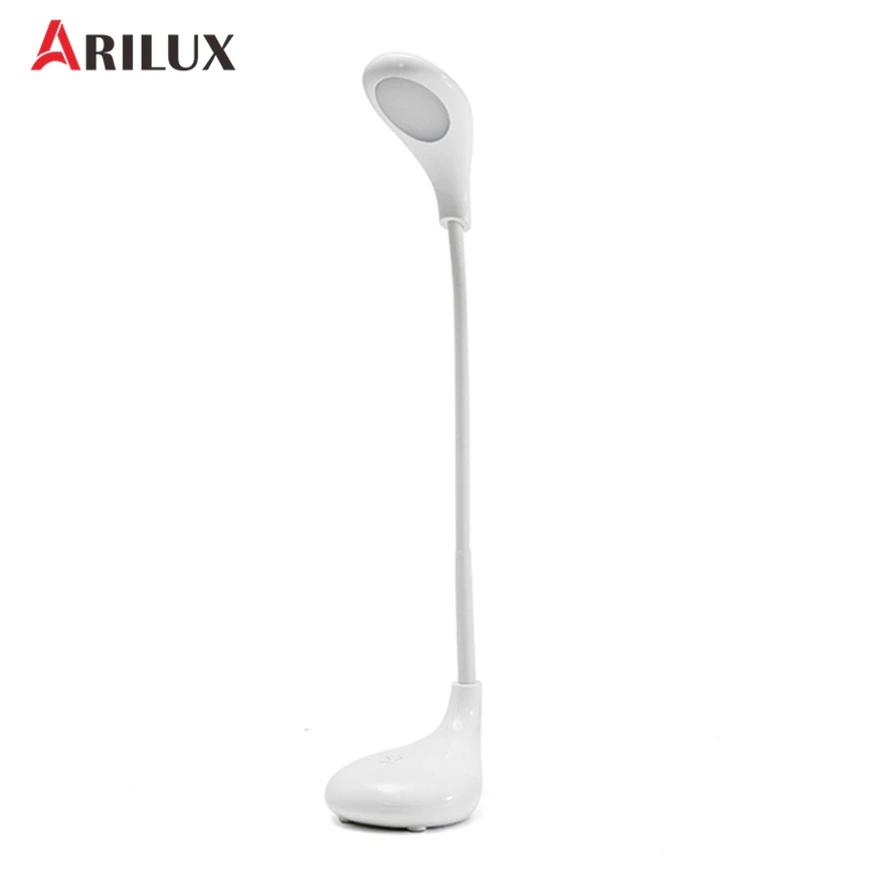 

ARILUX Touch Control Dimmable LED Table Light 3W 2835SMD 24leds Night Light Rechargeable Flexible Desk Lamp With 3 Modes