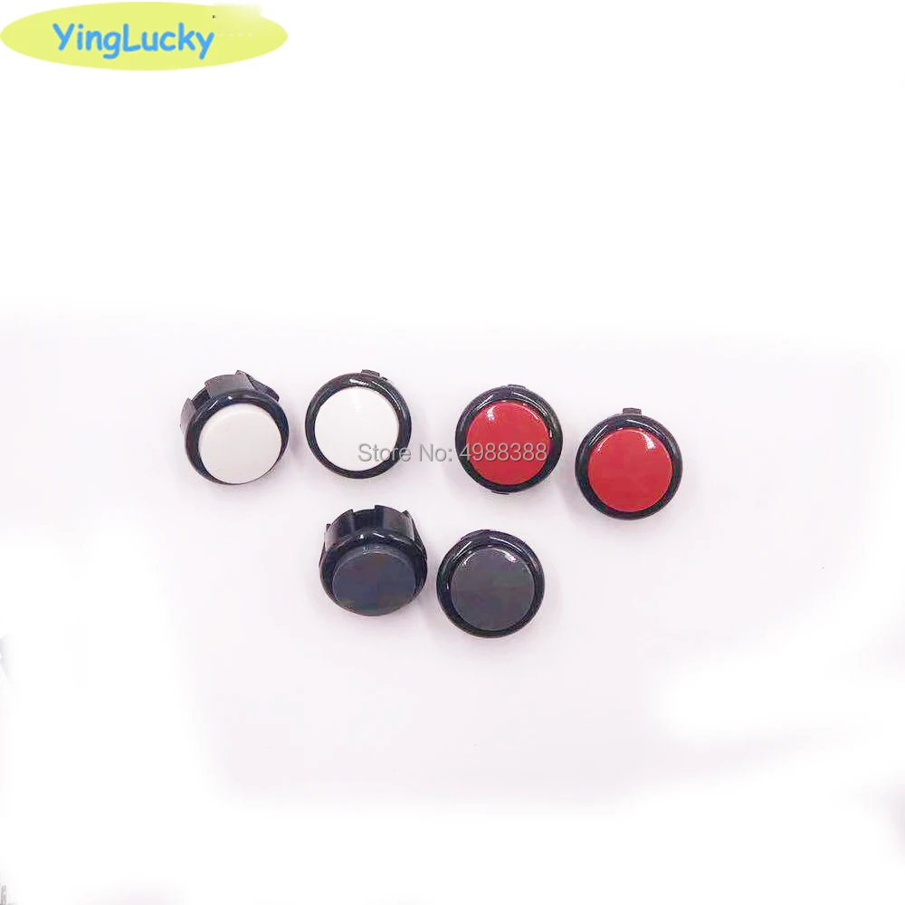 

yinglucky 10pcs arcade button 30mm Push Buttons switch Replace For Arcade copy Sanwa Button Mame KOF Games Parts Accessories