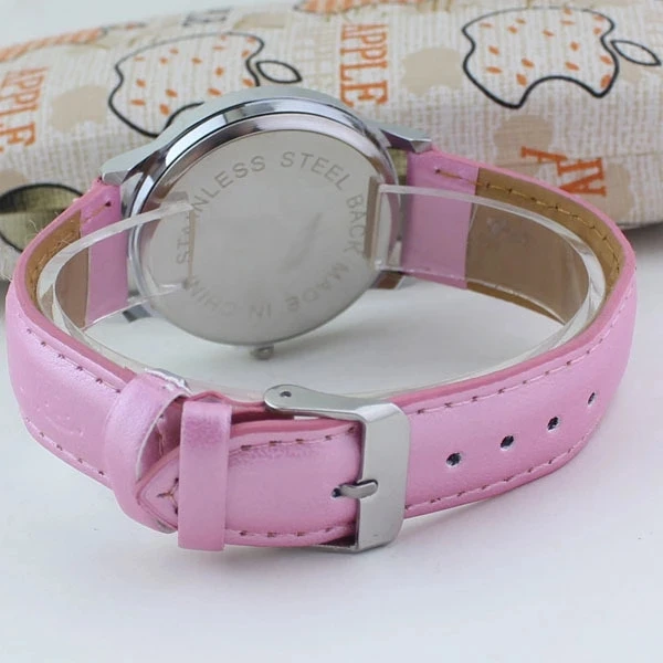 Новая мода Дети hello kitty розовый девушки любимые часы KT cat кварцевые часы