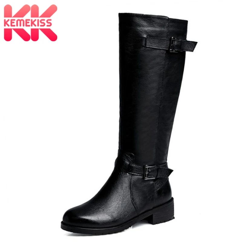

KemeKiss Size 34-43 Women High Heel Boots Bowtie Zipper Pointed Toe Wedges Mid Calf Boots Sweet Korean Shoes Woman Shoes
