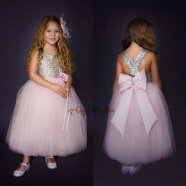 Silver Dresses for Little Girls