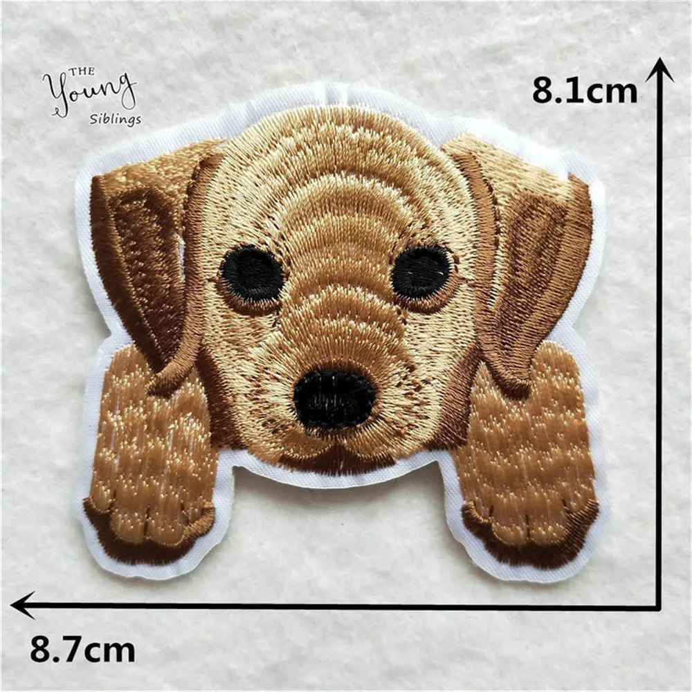 Dog Patches Decorative Stickers Scrapbooking Cartoon Animal Stickers badge Stationery Album Stickers Kids Gifts Accessories