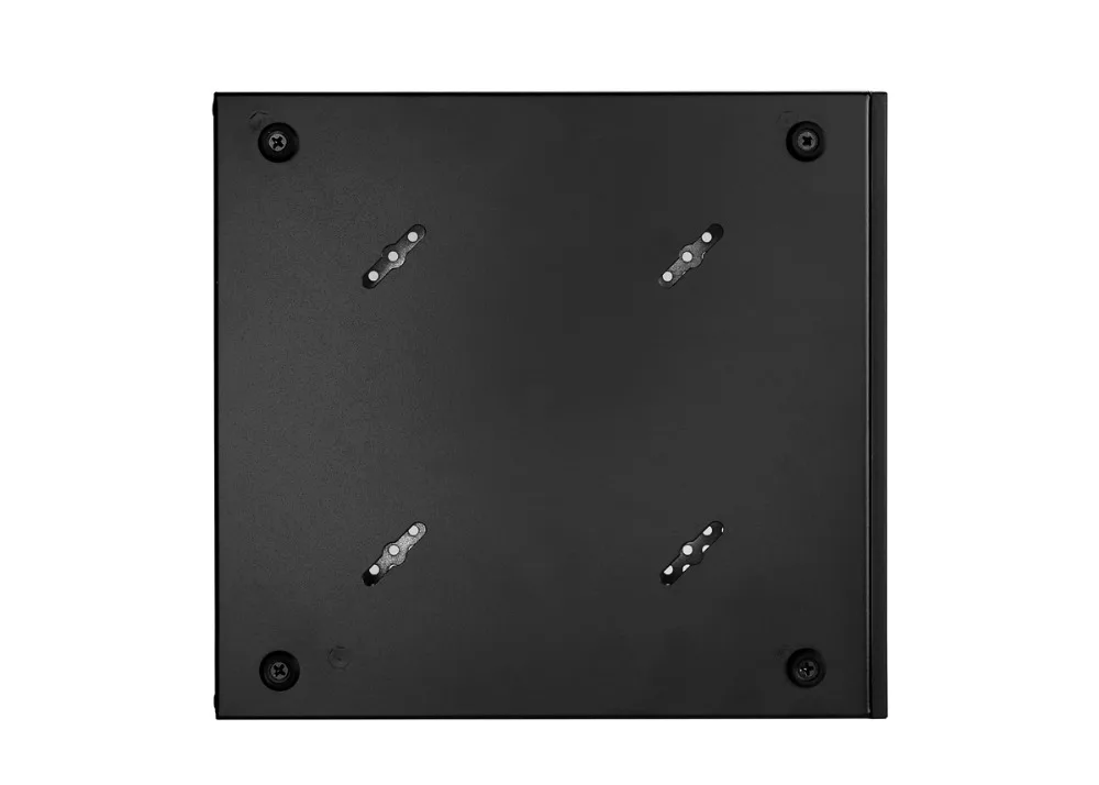 Realan U3 Black Aluminum Mini ITX Cases Custom Gaming PC Case, Support 1 x 2.5-inch HDD WIFI USB2.0