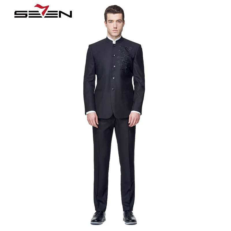 Traje cuello mao hombre Imagui