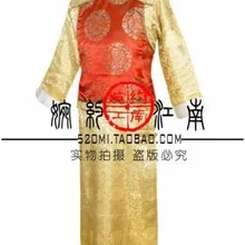 Красный китайский древний человек одежда Императорский принц Baylor шоу Косплей халат костюм с кепкой