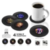 4pcs/set Retro Vinyl Record Drinks Coasters Table Cup Mat Home Decor Tableware Coffee Drink Placemat Kitchen Accessaries ► Photo 2/6