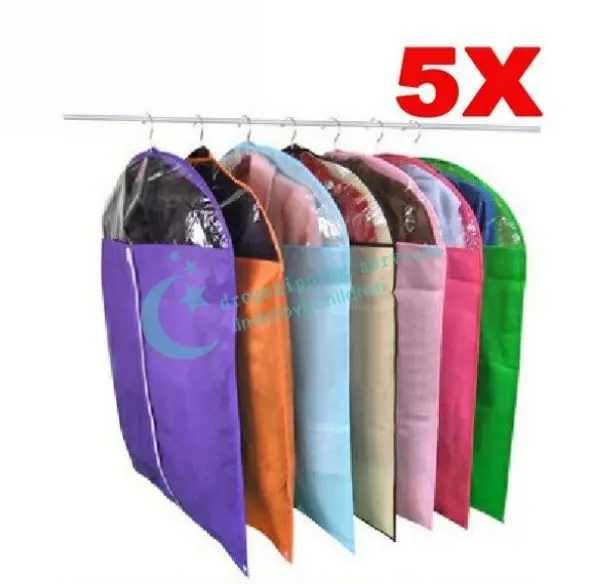 5pcs Set Dress Suit Clothes Jacket Bags Robe Shirt Garment Travel Storage Bag Hot Drop Shipping Free Whole In From