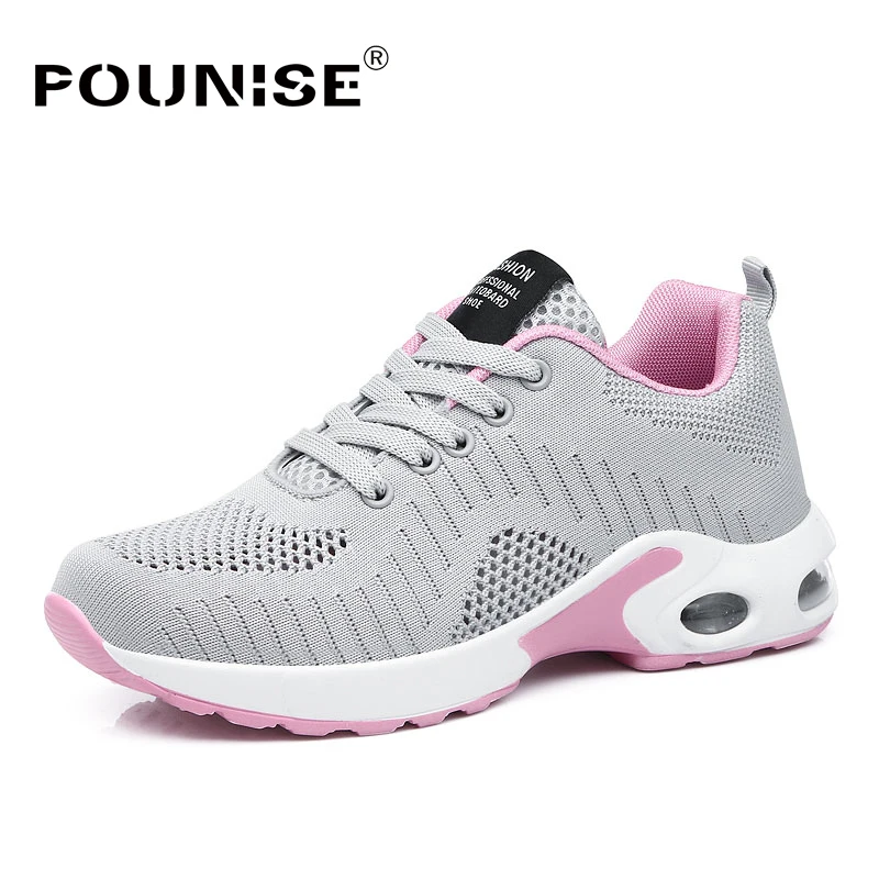 

Women casual shoes fashion 2019 mesh platform sneakers Women Vulcanize Shoes Walking lace up flats Basket femme plus size 35-42