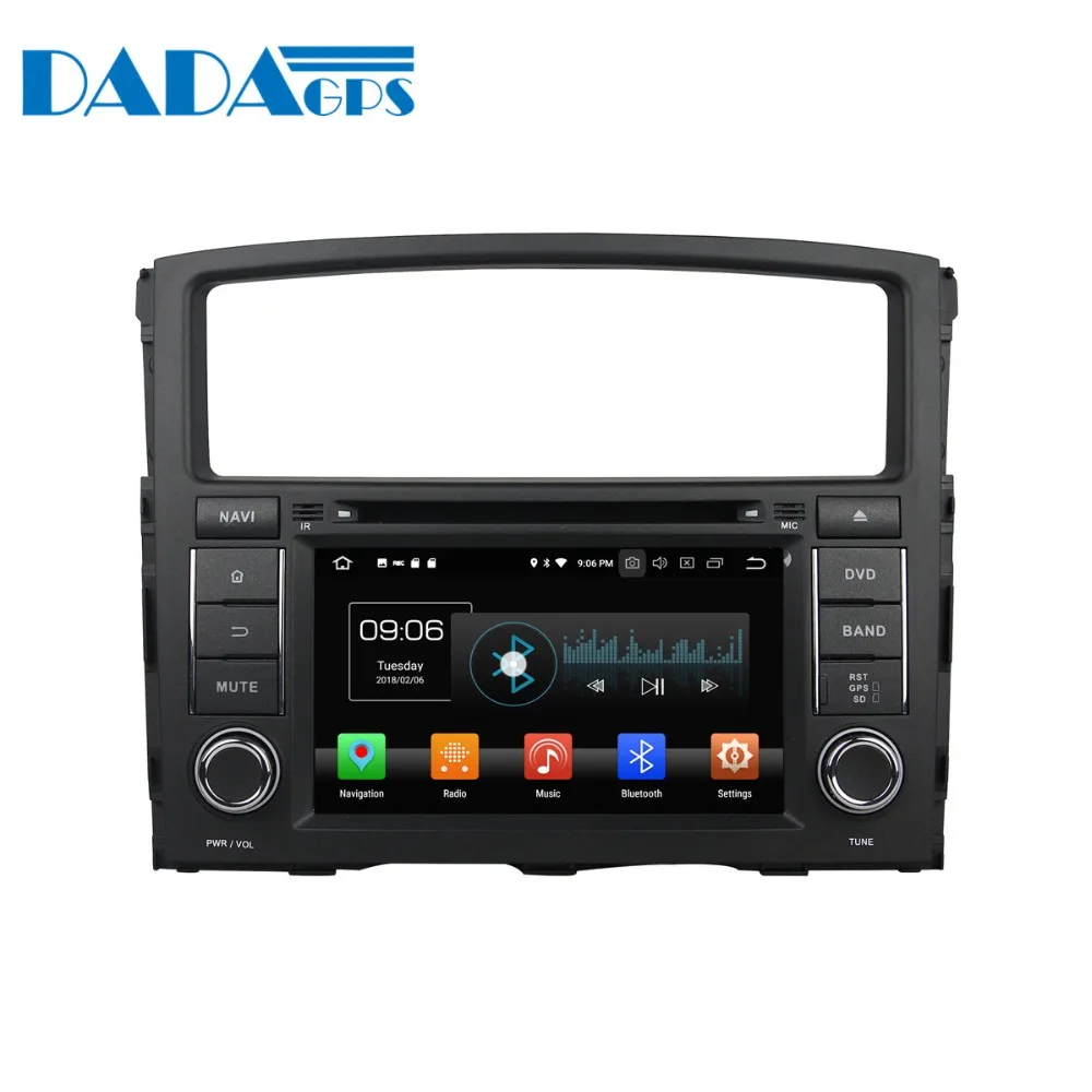 Discount Android 8.0 Car DVD Multimedia Player Radio GPS Navigation for MITSUBISHI PAJERO 2006-2012 Car Stereo Multimedia IPS Screen HD 5