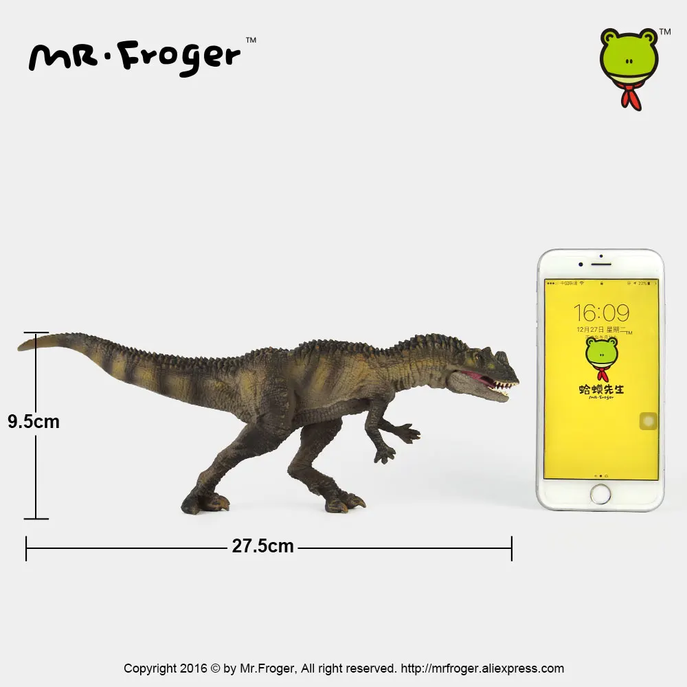 Mr.Froger Ceratosaurus модель игрушечный динозавр животное зоопарк Юрского периода