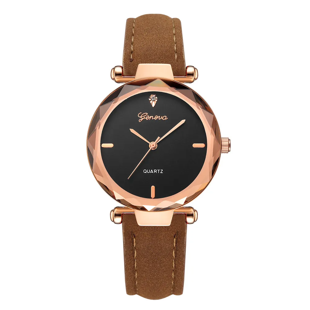 Fashion Women Life Waterproof Clock Ladies dress watch Simple Stylish Leather Band Geneva Analog Quartz Diamond Wristwatch Fashion Women Life Waterproof Clock Ladies dress watch Simple Stylish Leather Band Geneva Analog Quartz Diamond Wristwatch