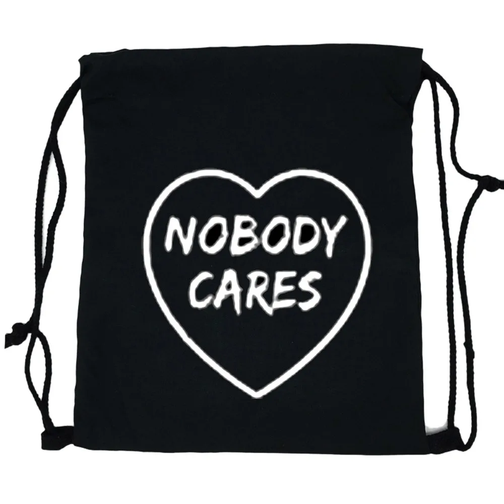 

hot sale Fashion Unisex Backpacks Printing Letter Bags Drawstring Backpack Shopping Bag Travel Bag Gift Bag wholesale Ja13