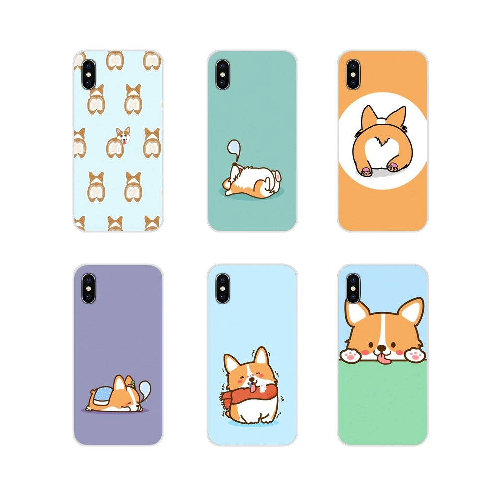 

For Samsung Galaxy J1 J2 J3 J4 J5 J6 J7 J8 Plus 2018 Prime 2015 2016 2017 Accessories Phone Cases Covers cute Corgi dog