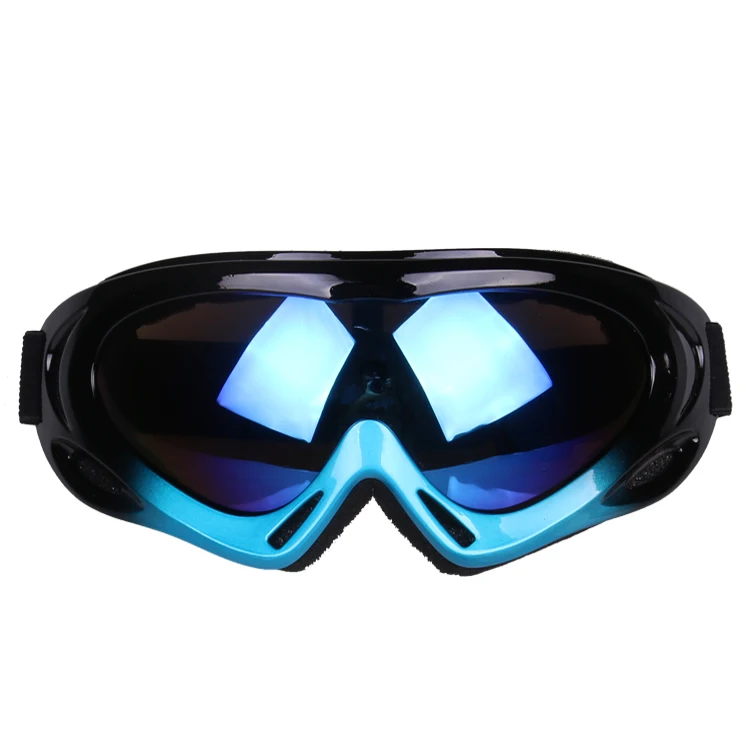 Мотоциклетные очки байкерские Gafas зима катания на лыжах, сноуборде, UV400 двойные слои Анти-туман зимние защитные очки для мотокросса, для открытой местности - Цвет: 302-1