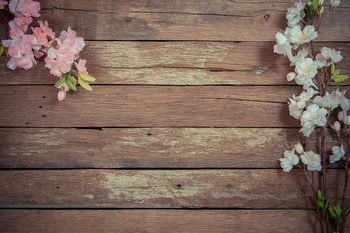 

HUAYI Wood Board backdrop flowers Doll Food Cake brown wood plank texture Photography Background studio photocall props GY-1066