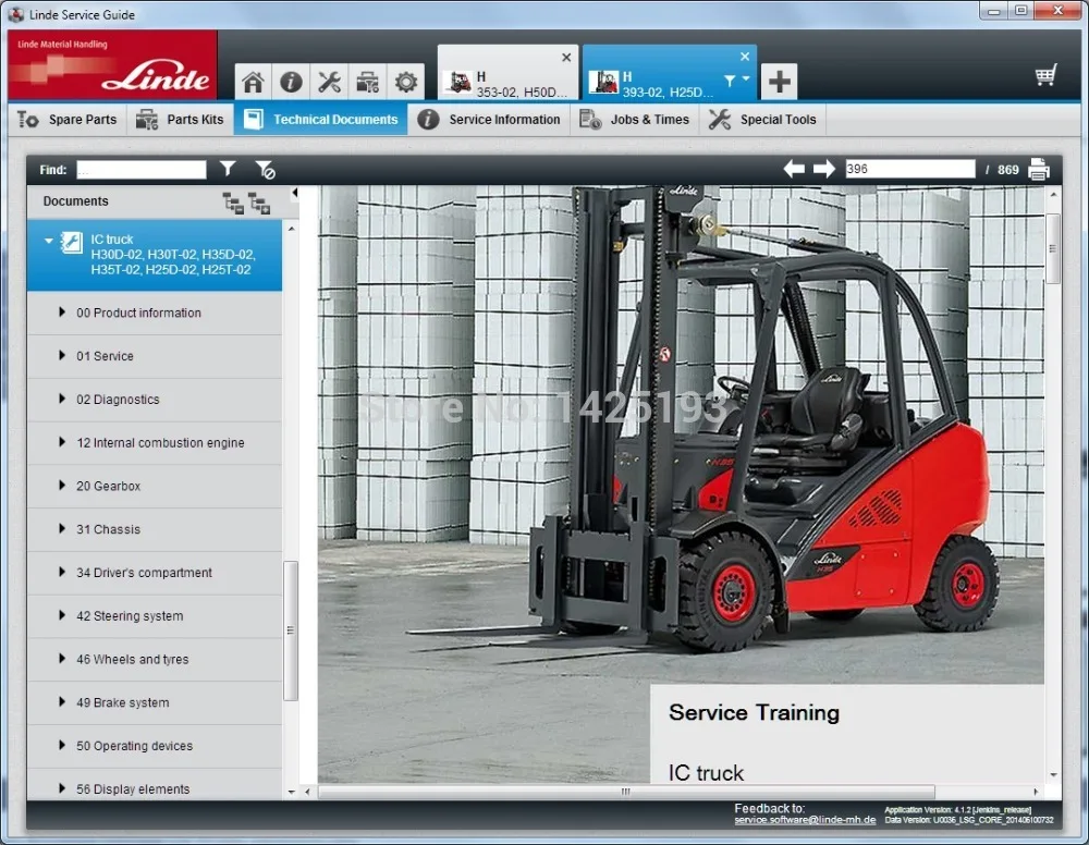 

Linde Service Guide LSG 5.2.2 update to U081 [2017]
