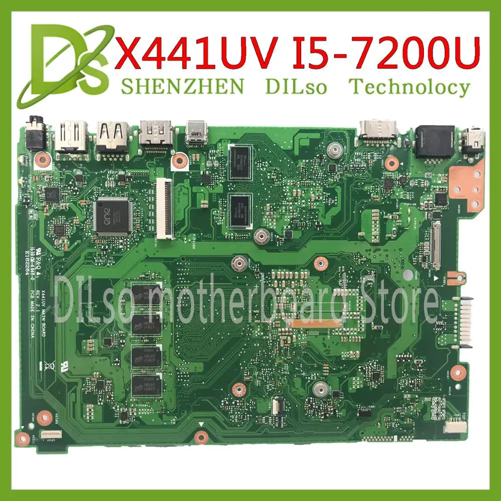 KEFU X441UV материнская плата для ASUS X441U ноутбуков I5 7200 PM N16S GMR S A2 оригинальная