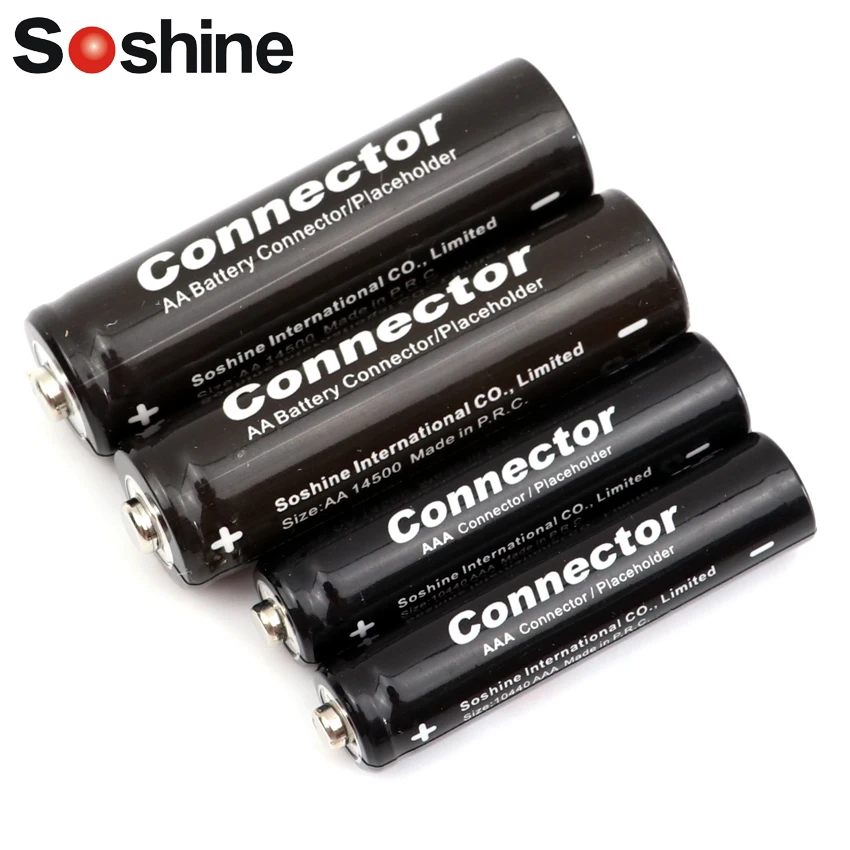 

2 pieces AA size Connector Placeholder + 2 pieces AAA Battery connector only used for connection Not battery Can not charge