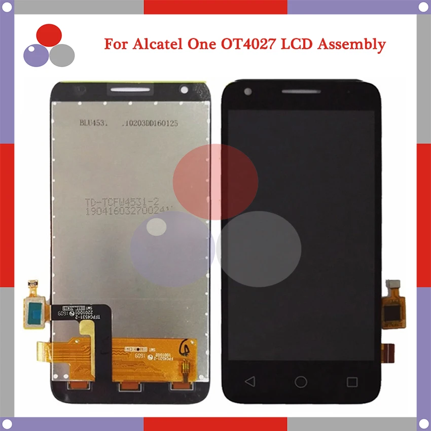 

For Alcatel One Touch Pixi 3 4027D 4027X 4027A OT4027 LCD Screen Display + Touch Screen Digitizer Assembly Free Shipping