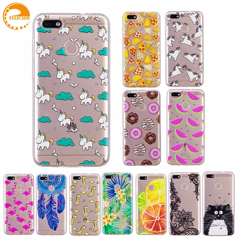 

Silicon Case for Coque Huawei P9 Lite Mini 5.0" TPU Back Case for Huawei Nova lite 2017 SLA-L22 Cover Huawei Y6 Pro 2017 Cases