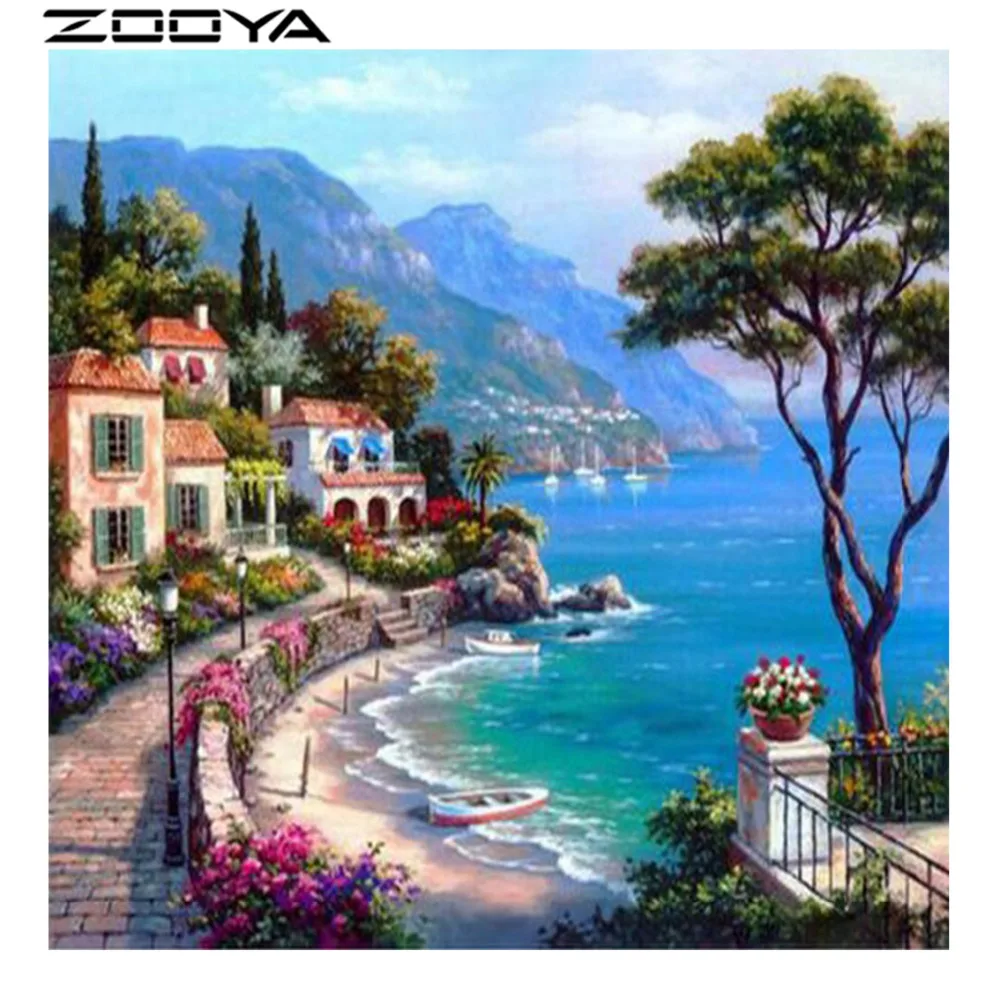 ZOOYA Алмазная вышивка 3d DIY алмазная живопись морской мир Стразы Вышивка мозаичная
