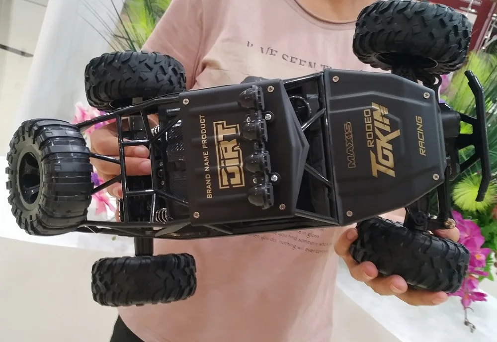 

RC Car 1/12 4WD Rock Crawlers 4x4 Driving Car Double Motors Drive Bigfoot Car Remote Control Car Model Off-Road Vehicle Toy Gift
