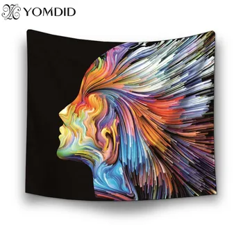 

Abstract style tapestry India mandala wall hanging Tapestries colorful printing beach towel blanket table cloth picnic Tapestry