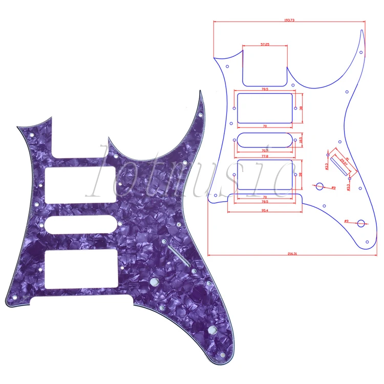 2 шт. электрические гитарные накладки для Ibanez RG250|guitar pickguard|hsh pickguardpearl pickguard |