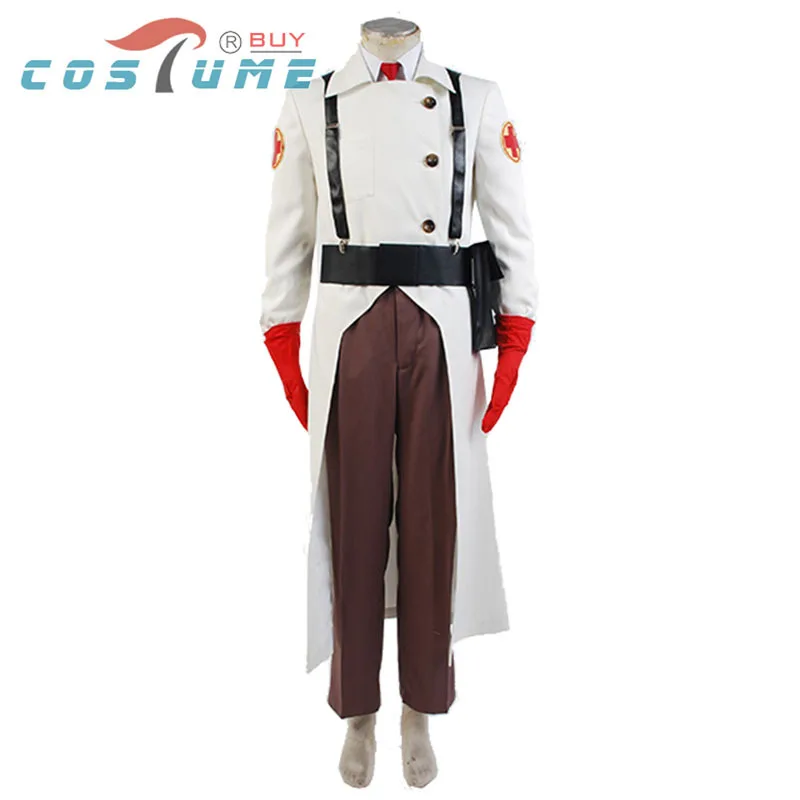 Team Fortress 2 Medic Uniform Coat Jacket Pants Shirt For Men Anime