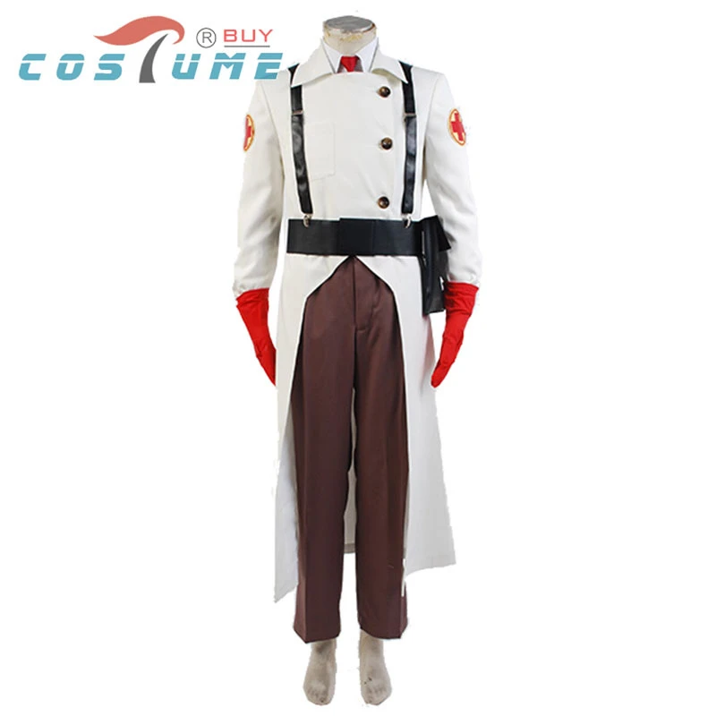 Team Fortress 2 Medic Uniform Costume Cosplay Men Anime Halloween Costumes Custom Made Nuovo Arrivo Shirt White Jacket Promotionjacket Suede Aliexpress
