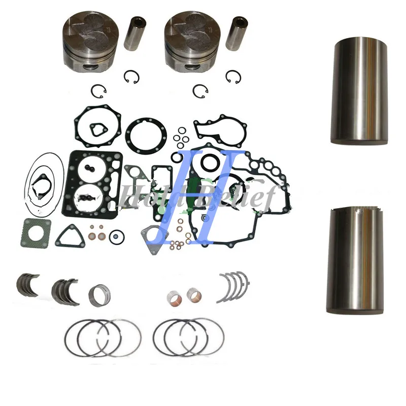 

Z482 Engine Overhaul Rebuild Kit STD with Liner for KUBOTA T1600H Tractor