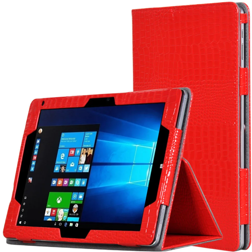 

For CHUWI Hi13 Cover Case Crocodile Grain PU Leather Folding Stand Hand Holder Funda for CHUWI Hi13 13.5inch Tablet Case+Stylus