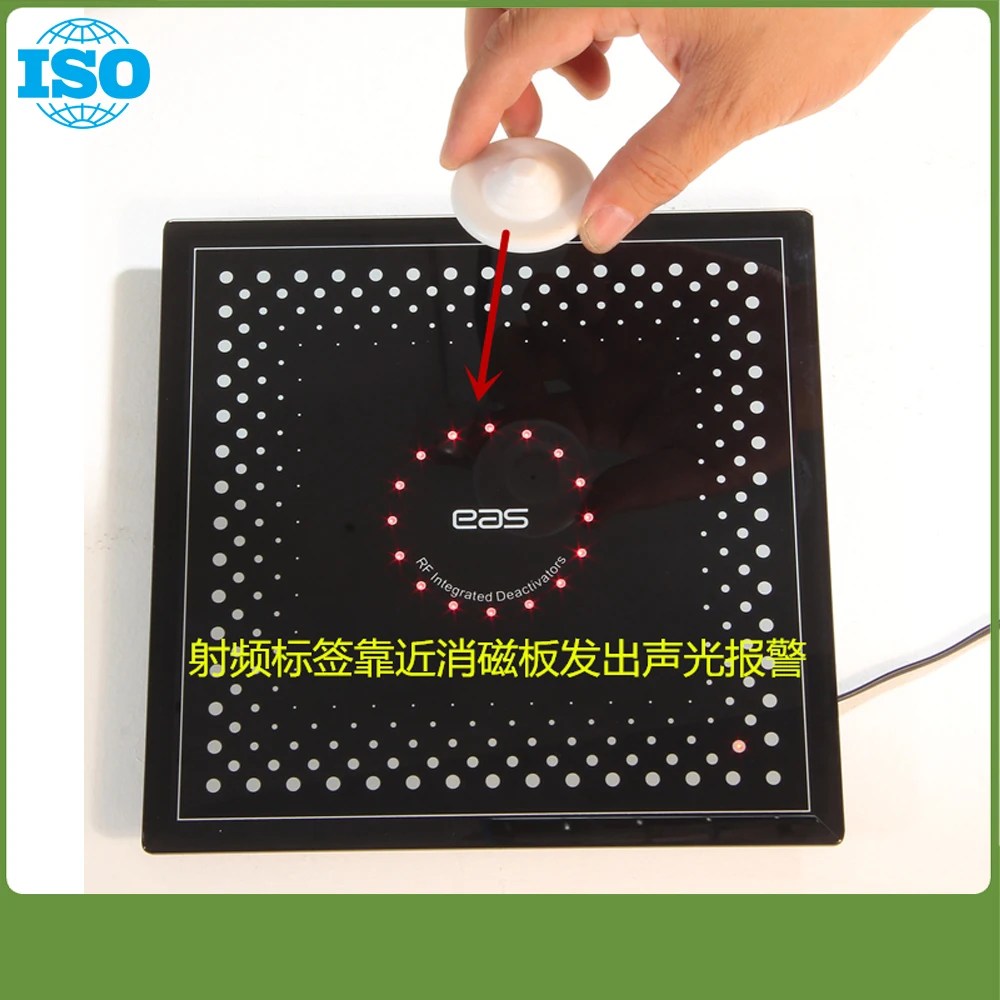 

RF8.2Mhz deactivator for security label and security tag of eas with sound and light alarm