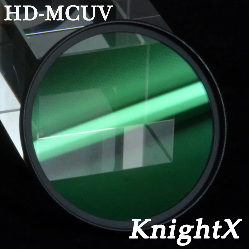 Фильтр KnightX 49 52 58 62 67 77 HD MC UV для камеры NIKON d5200 d3300 аксессуары объектива instax 5D 6D 7D Canon
