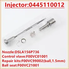 Injector Common Rail Kits de Revisão DSLA156P736 (0433175163) F00VC01001 conjunto global para Mercedes 0445110012