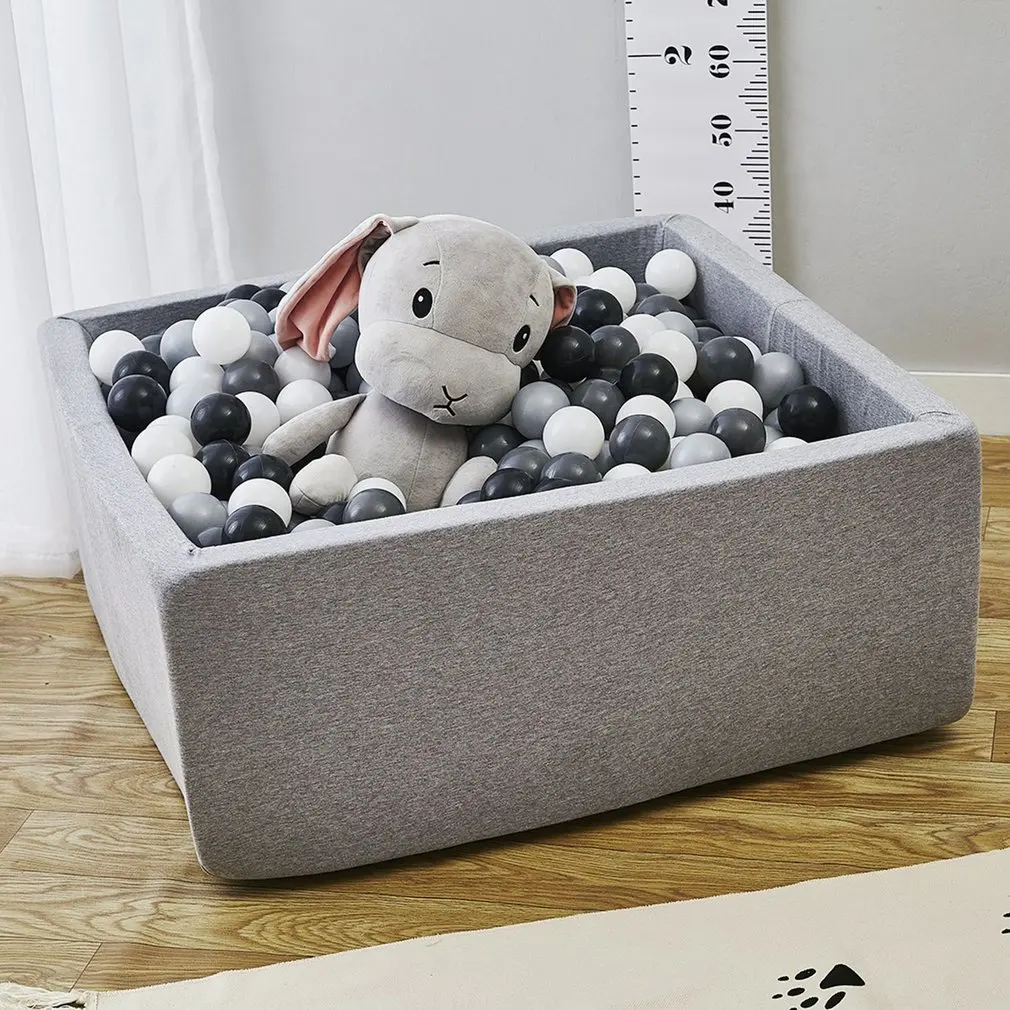 

INS Fencing Pool Tent Ball Ocean Baby Square Gray Blue Pink Dry Pool Pit Game Play Tent For Children's Birthday Party Gift Room