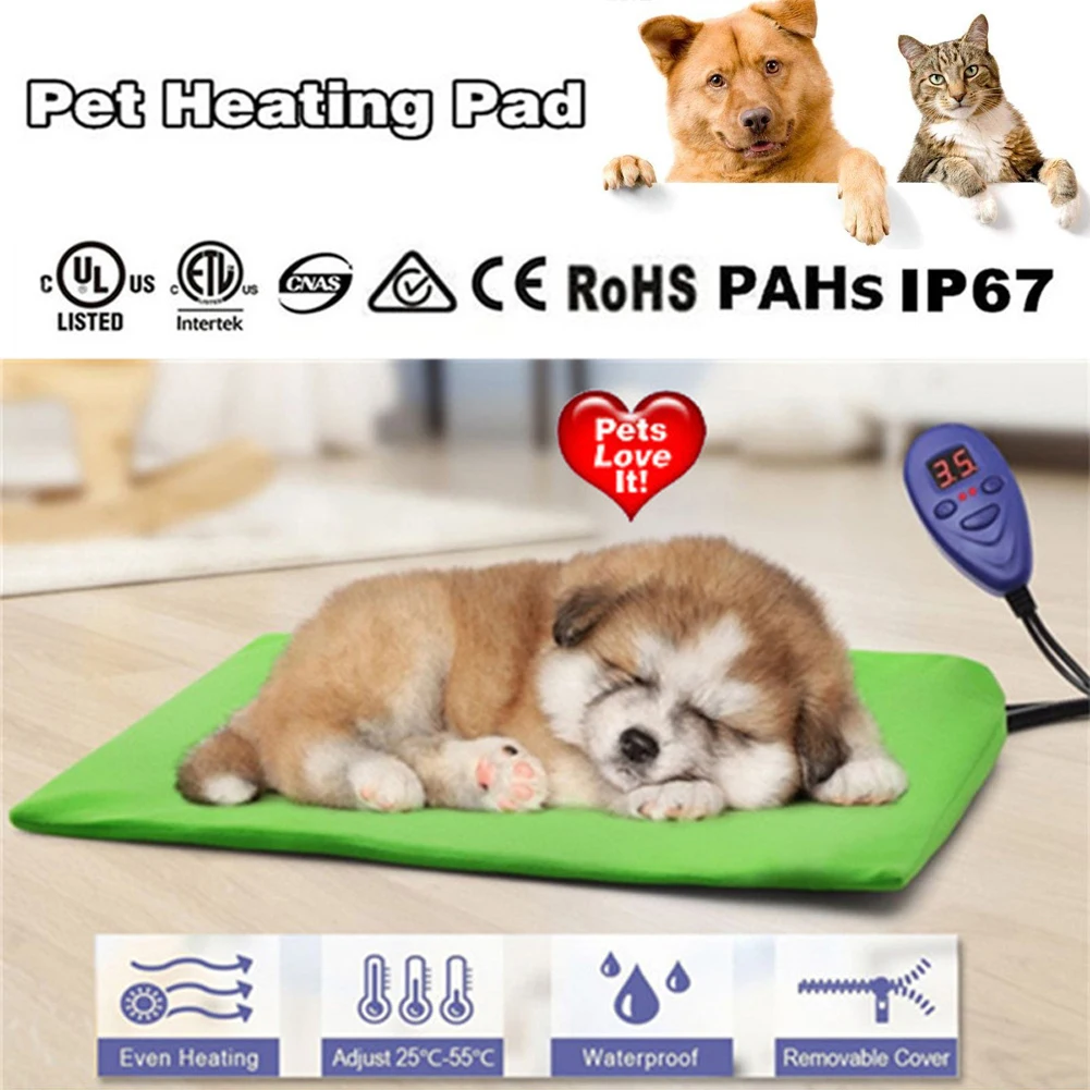 DC 12V 15W Heating Pad Pet Dog Cat Waterproof Electric Pad Heater