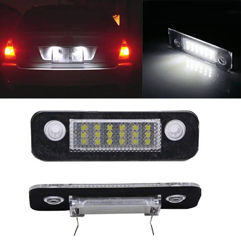 

CYAN SOIL BAY 2X LED License Plate Number Light Bulbs Lamp For Ford Fiesta Fusion Mondeo MK2